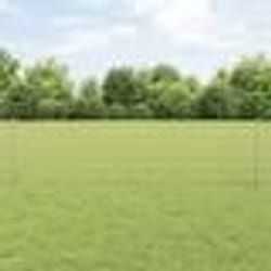 vidaXL Clôture Euro avec 11 poteaux en U Argent 0,6x25 m Acier