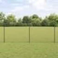 vidaXL Clôture en Treillis avec 20 Poteaux en U Gris 1,2x10 m Acier