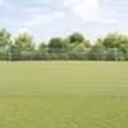 vidaXL Clôture en fil soudé avec 10 U posts Argent 1,4x10 m Acier