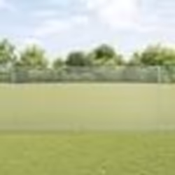 vidaXL Clôture en fil soudé avec 22 poteaux en U Argent 1.4x25 m Acier