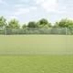 vidaXL Clôture en fil soudé avec 22 poteaux en U Argent 1.4x25 m Acier