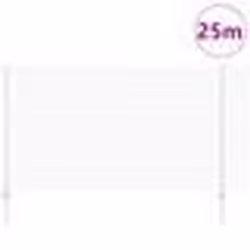 vidaXL Clôture en fil soudé avec 22 poteaux U Argent 1.4x25 m Acier