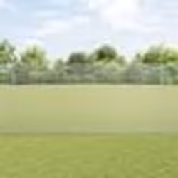 vidaXL Clôture en Fil Soudé avec 22 Poteaux en U Argent 1.5x25 m Acier