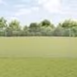 vidaXL Clôture en fil soudé avec 22 poteaux en U Argent 1,5x25 m Acier