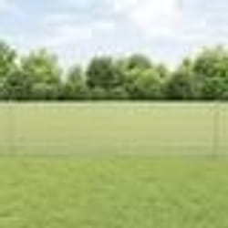 vidaXL Clôture en fil soudé avec 22 U Posts Argent 0.6x50 m Acier