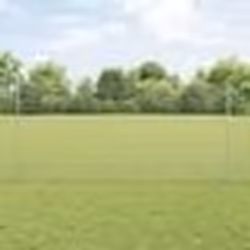 vidaXL Clôture en Fil Soudé avec 44 Poteaux U Argent 1.2x50 m Acier