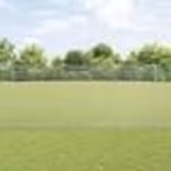 vidaXL Clôture en fil soudé avec 44 poteaux en U Argent 1.4x50 m Acier