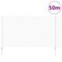 vidaXL Clôture en fil soudé avec 44 poteaux en U argent 1.4x50 m acier