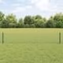 vidaXL Clôture en fil soudé avec 5 poteaux en U Vert 0.4x10 m Acier