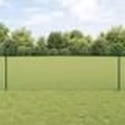 vidaXL Clôture en Fil Soudé avec 5 Piquets Verts 0.8x10 m Acier