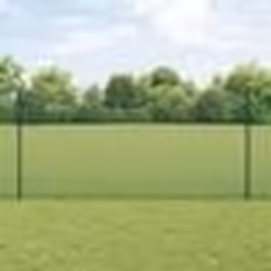 vidaXL Clôture en fil soudé avec 5 poteaux U Vert 1,2x10 m Acier