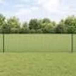 vidaXL Clôture en fil métallique soudé avec 44 poteaux en U Vert 0.6x100 m Acier