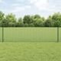 vidaXL Clôture en fil métallique soudé avec 44 poteaux en U Vert 0.6x100 m Acier
