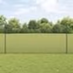 vidaXL Clôture en fil soudé avec 10 poteaux en U Gris 1,2x10 m Acier