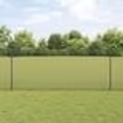 vidaXL Kit clôture poules fil de fer Set de 2 Gris Métal, fil PVC