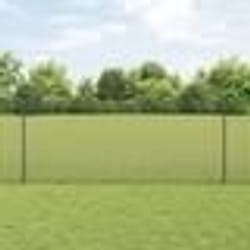 vidaXL Kit clôture poules fil de fer Set de 2 Gris Métal, fil PVC