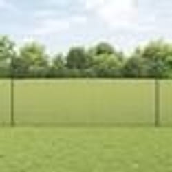 vidaXL Clôture en Fil Soudé avec 22 Poteaux U Grise 1,2x25 m Acier