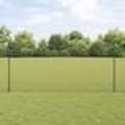 vidaXL Clôture en fil soudé avec 22 poteaux U gris 1.2x25 m en acier
