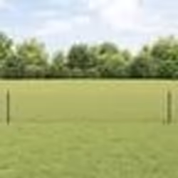 vidaXL Clôture à Fil Soudé avec 22 poteaux gris 0.4x50 m en acier