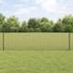 vidaXL Clôture en fil soudé avec 22 poteaux en U gris 0.6x50 m en acier