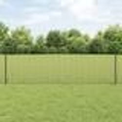 vidaXL Clôture en fil soudé avec 22 poteaux en U Gris 0.6x50 m Acier