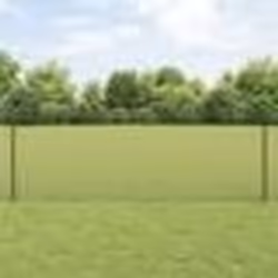 vidaXL Clôture en fil soudé avec 22 poteaux en U Grise 0.8x50 m Acier