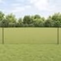 vidaXL Clôture en fil soudé avec 22 poteaux U gris 0.8x50 m en acier