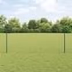 Poteaux de clôture vidaXL 5 pcs U-Channel Vert 100 cm Acier