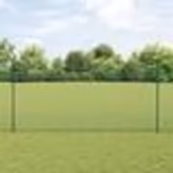 Poteaux de clôture vidaXL 5 pcs U-Channel vert 160 cm en acier