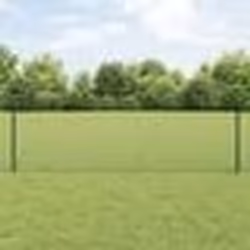 Poteaux de clôture vidaXL 11 pcs U-Channel Vert 60 cm Acier
