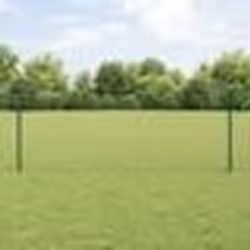Poteaux de clôture vidaXL 11 pcs U-Channel Vert 80 cm Acier