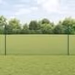 vidaXL Set de Clôture de Jardin Hexagonale Set de 2 Vert Métal
