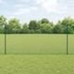 vidaXL Set de Clôture de Jardin Hexagonale Set de 2 Vert Métal