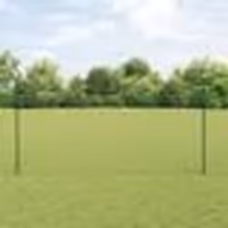 vidaXL Set de clôture jardin Lot de 2 Vert Métal 25 x 1,5 m