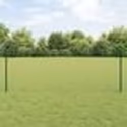 vidaXL Poteaux de Clôture 11 pcs U-Channel Vert 80 cm Acier