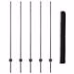 vidaXL Poteaux de clôture 10 pcs U-Channel Gris 140 cm Acier