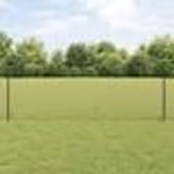 vidaXL Set de clôture de jardin Pack de 2 Gris Treillis en acier