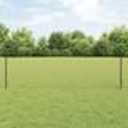 vidaXL Ensemble de clôture de jardin Pack de 2 Gris Métal Grand