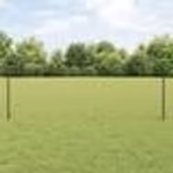 vidaXL Ensemble de clôture de jardin hexagonale Ensemble de 2 Gris Acier