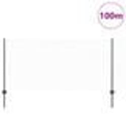 vidaXL Poteaux de Clôture 22 pcs U-Channel Gris 100 cm Acier