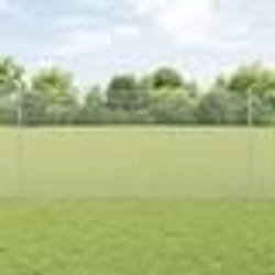 vidaXL Poteaux de clôture 10 pcs U-Channel 120 cm Acier Galvanisé