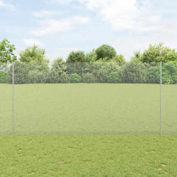 Pieux de clôture vidaXL 10 pcs U-Channel 150 cm Acier galvanisé