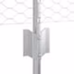 Piquets de clôture vidaXL 11 pcs U-Channel 40 cm Acier galvanisé