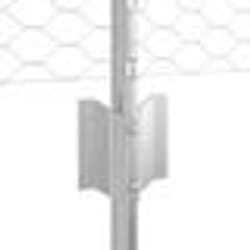 Piquets de clôture vidaXL 11 pcs U-Channel 40 cm Acier galvanisé