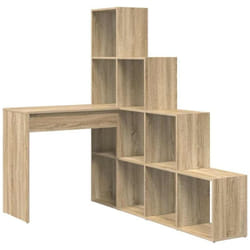 Bureau d'angle Chêne sonoma 101.5 x 149.5 x 149.5 cm vidaXL