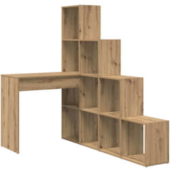 Vidaxl - Bureau d'angle chêne artisanal 101.5 x 149.5 x 149.5 cm