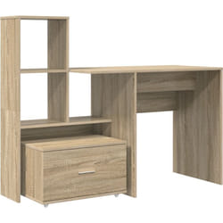 Vidaxl - Bureau Chêne sonoma 131,5 x 50 x 106,5 cm Bois d'ingénierie