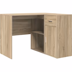 Ce bureau d'angle est une pièce moderne et pratique avec plein d'options de rangement, idéal pour n'importe quel bureau à dom ...