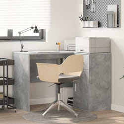 Vidaxl - Bureau D'Angle Avec Tiroir 2 Pcs Gris Béton 102 X 50 X 75 Cm