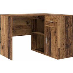 Vidaxl - Bureau d'angle avec tiroir 2 pcs Bois ancien 102 x 50 x 75 cm